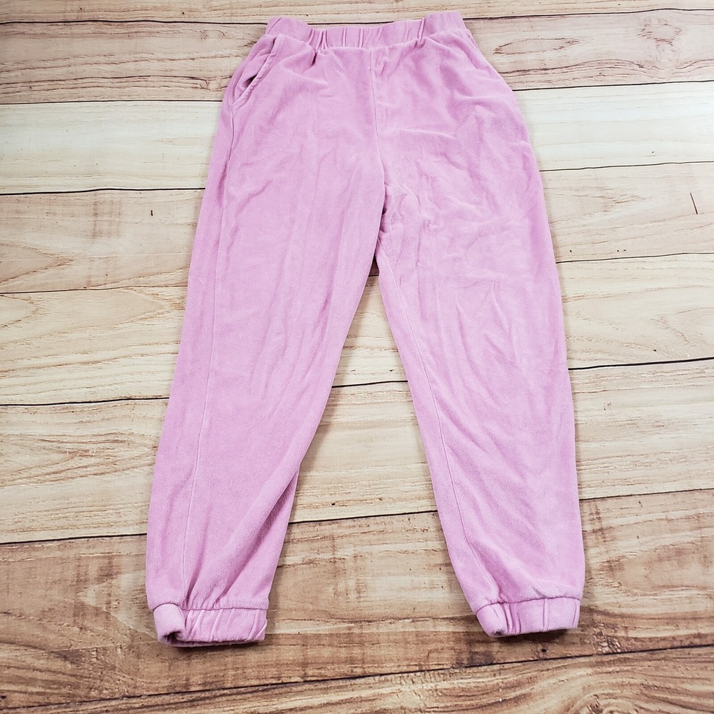 Zara Pink Velour Joggers